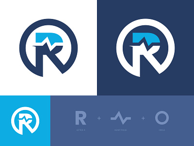 Logo Design for doctor clinic logo doctor hospital hospital logo letterlogo lettermark letters logo logodesign medical medical app pulse r logo