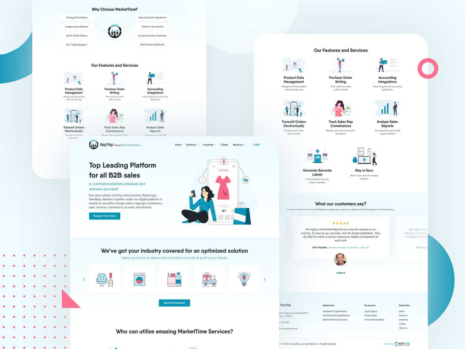 RepTep-B2B Platform by Hardik Padaliya on Dribbble