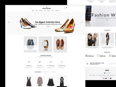 Minimal E-commerce theme e commerce