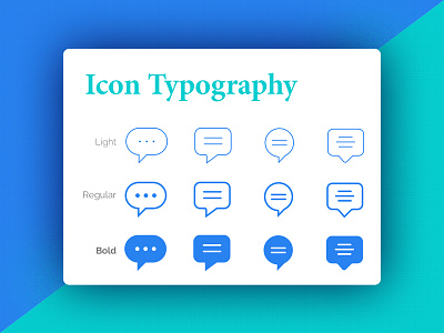 Icon Typography