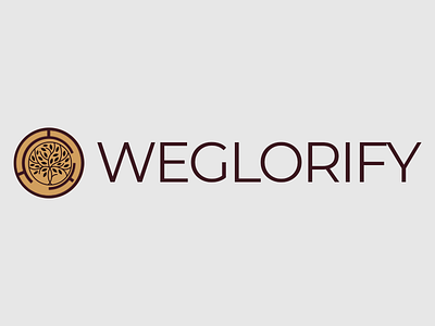Weglorify logo design branding design icon illustration vector