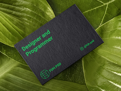 FUH.PSD Business card branding branding design business card card design designs logo vector