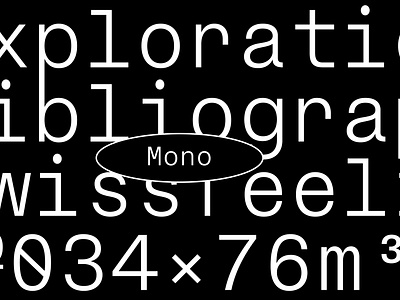 ModelStandard Typeface Mono