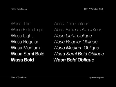 Wasa Typeface