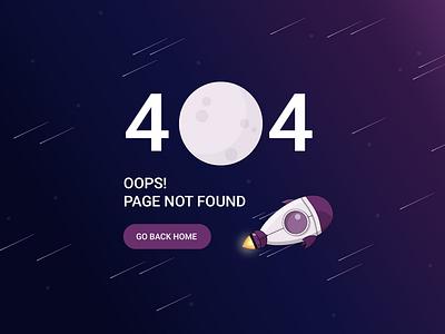 Daily UI #008 404 page 008 dailyui error 404