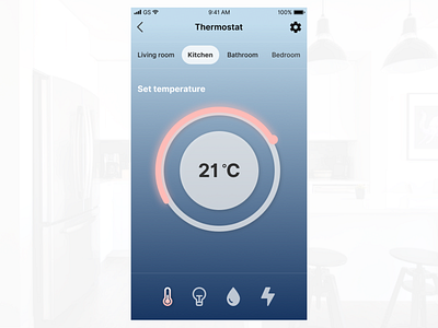 Daily UI #021 Home Monitoring Dashboard