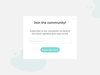 Daily UI #026 Subscribe