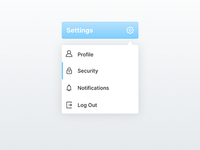 Daily UI #027 Dropdown