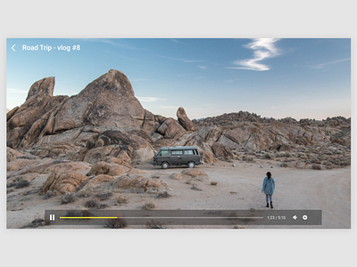 Daily UI #057 Video Player 057 dailyui