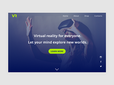 Daily UI #073 Virtual Reality 073 dailyui