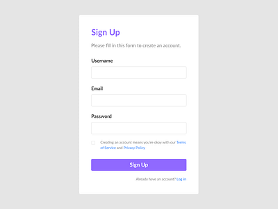 Daily UI #082 Form