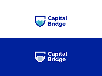 Capital Bridge- Logo banking logo brand mark financial logo logo logodesign typeface