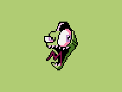 Invader Zim - Pixel Art character character design graphic icon icon design icons inavder pixel pixelart show vector videogame zim