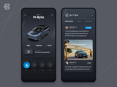 Byton App Concept