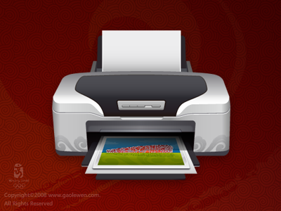 Printer graphic gui icon logo olympic printer ui