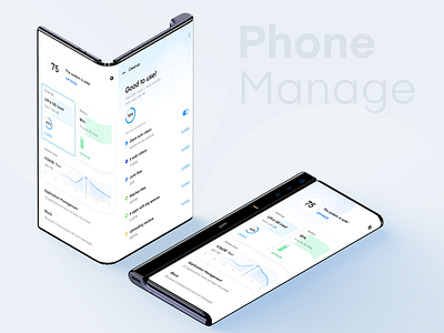 Phonemanager Foldable Phone 2019 trend android best ios redesign ux design