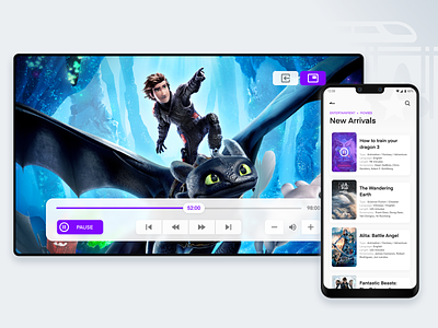Transportation movie android app dashboard ui entertainment figma ios mobile sketchapp trend 2019 trend2020 ui user inteface vehicles