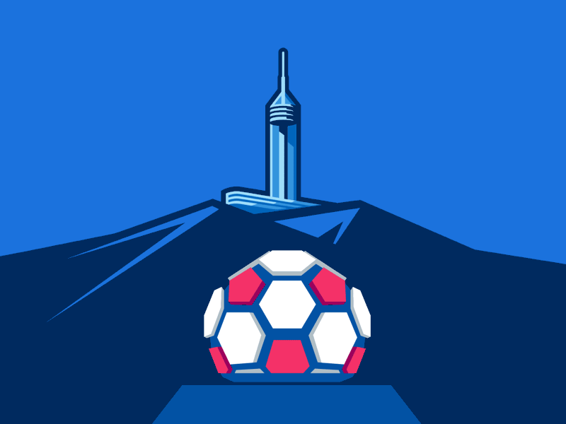 Dalian FC New Brand blue brand branding football graphic illustration logo typography vector