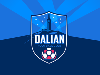 Dalian FC New Brand android design football gui icon illustration interface logo typography ui vector