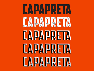 Capapreta american captain font layer layered lettering type typography