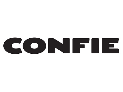 CONFIE bold capital caps design extended lettering sans super type typography ultra wide