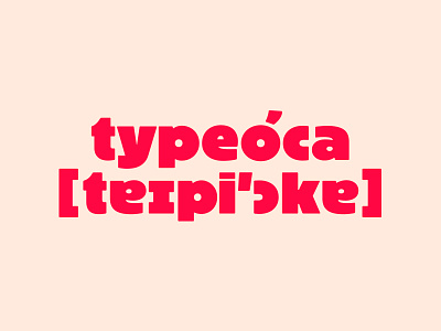 typeóca black block bold design font type ultra website