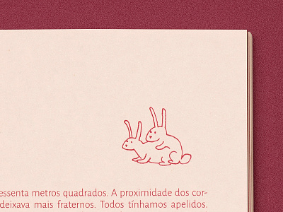 As Preciosas Coisas Banais book bunnies bunny couple drawing editorial illustration love rabbit sex