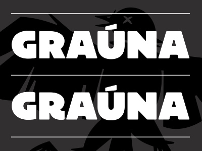 Graúna block bold display font heavy revival sans type typography ultra