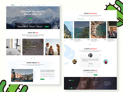 Travelia-Travel Agency web ui