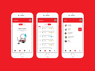 Meetup app - Meetups ad Chat