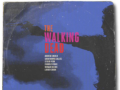 The Walking Dead cover jazz lp record retro the walking dead vintage