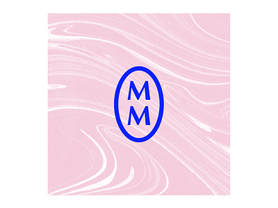 milk & marrow logo marble word mark