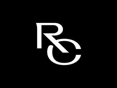 RC monogram logo monogram type