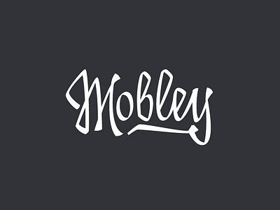 Mobley lettering