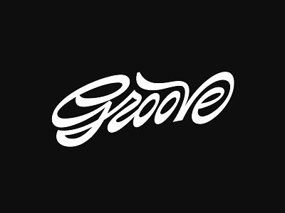 Groove lettering script