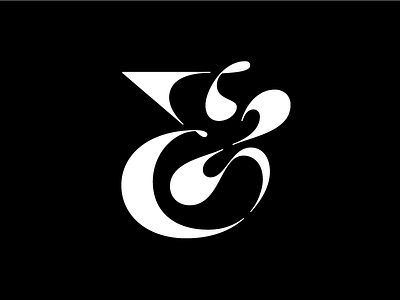 Ampersand ampersand letters stencil type typography