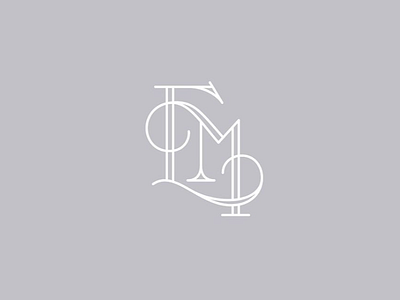 EM monogram letterform logo monogram logo type