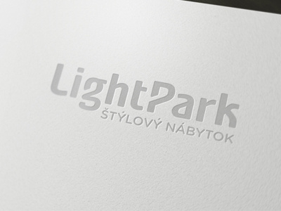 Light Park furniture grey light park typo