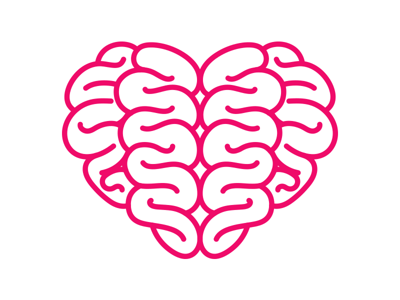 Healthy mind brain branding heart icon icon design identity illustration ios logo design process sketching