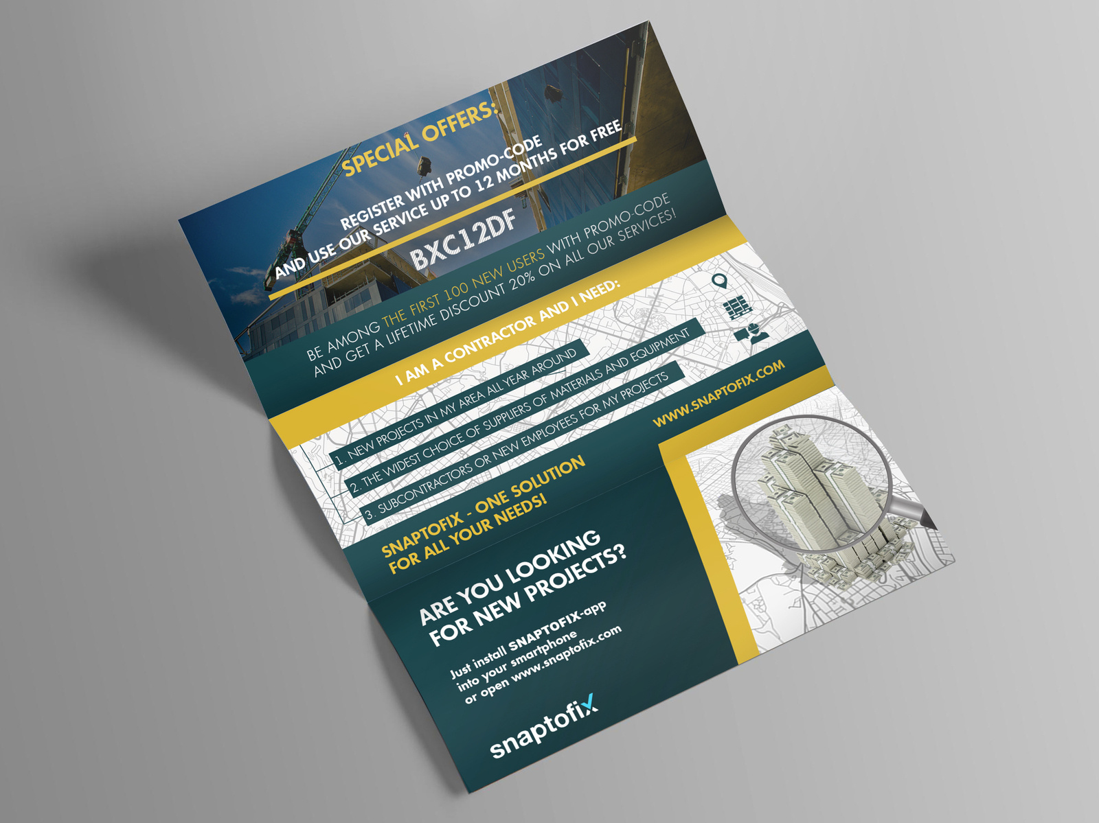 Advertising booklet by Valentin on Dribbble