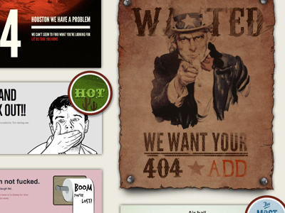 We want your 404