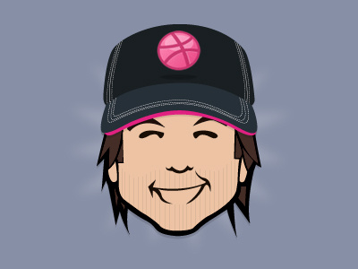 I'm a dribbble fan ! avatar design dribbble illustration