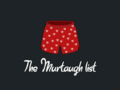 The Murtaugh list design heart logo murtaugh red tml