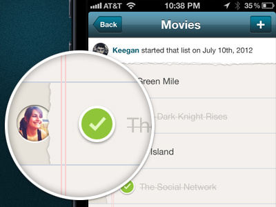 Pair Redesign - To Do List app check iphone list movies pair todo ui