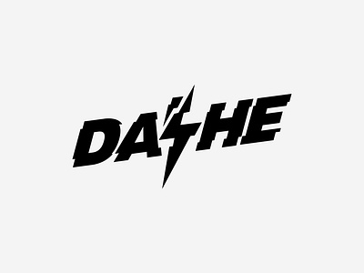 Dashe dj electro electronic glitch logotype mark metal music