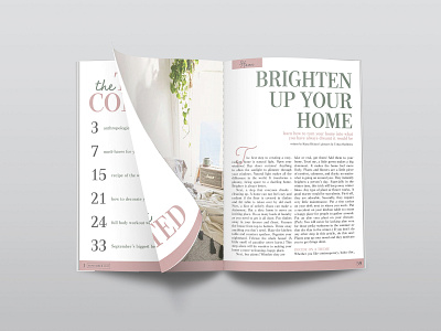 Lifestyle Magazine Design branding design layout magazine magazine design typography