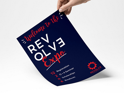 Revolve Flyer Design advertising branding design flyer illustration layout logo typography vector