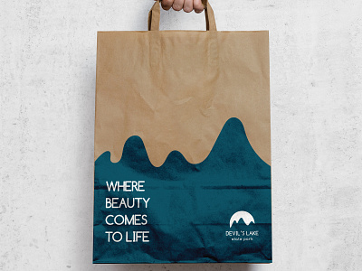 Merchandise Bag Design advertising branding design layout logo merchandise typography vector