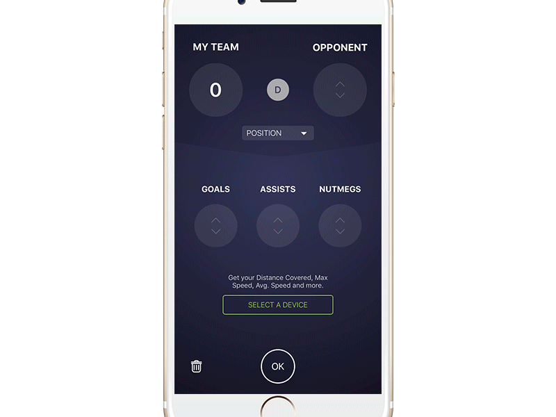 Submit Game Score and stats fitness football jogabo quantified self soccer tracking
