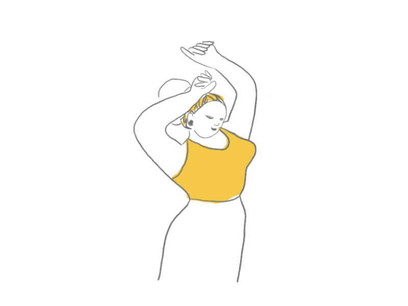 Dancing animatic animation dance dancing frame to frame gif girl illustration music sketch woman